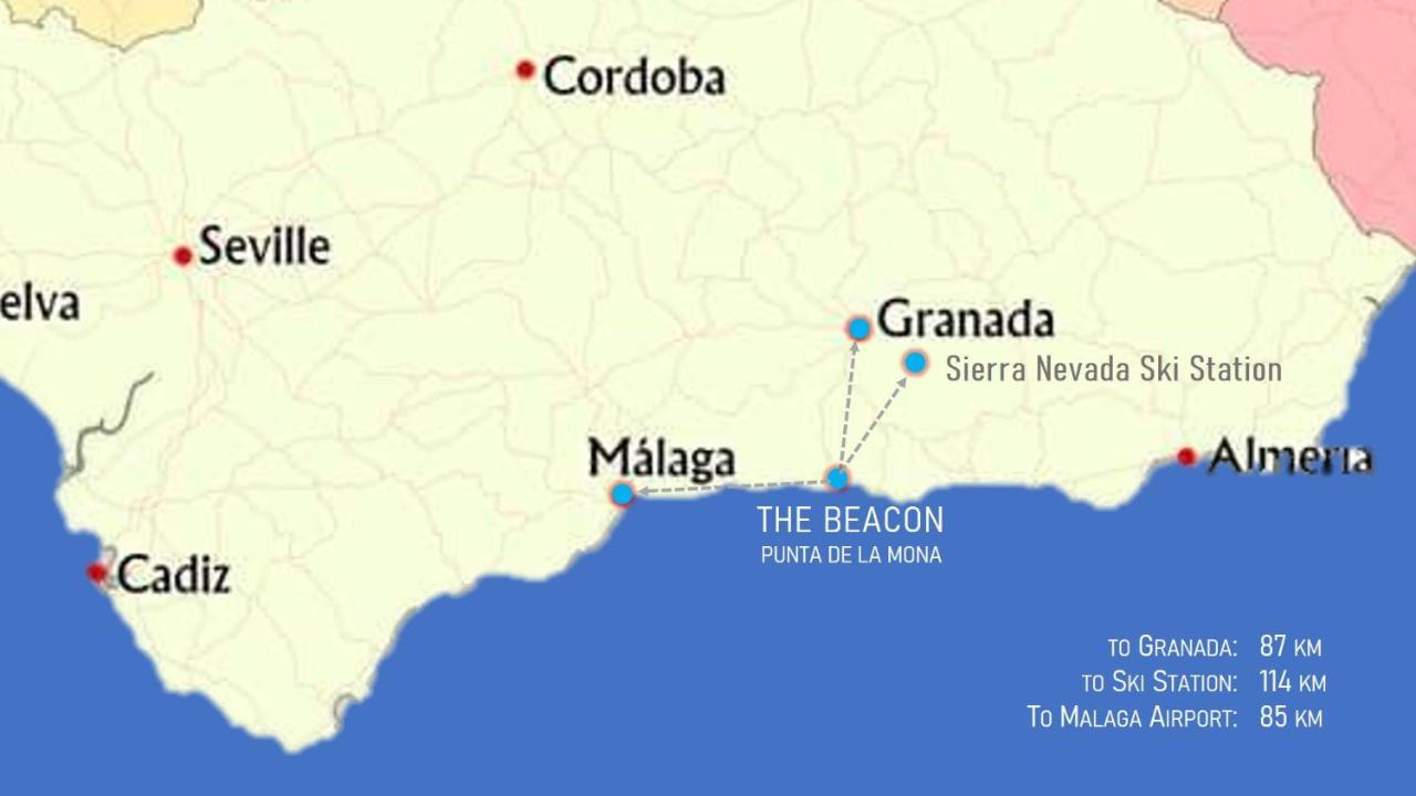 شقة Luxury Penthouse: The Beacon At Punta De La Mona Almuñécar المظهر الخارجي الصورة